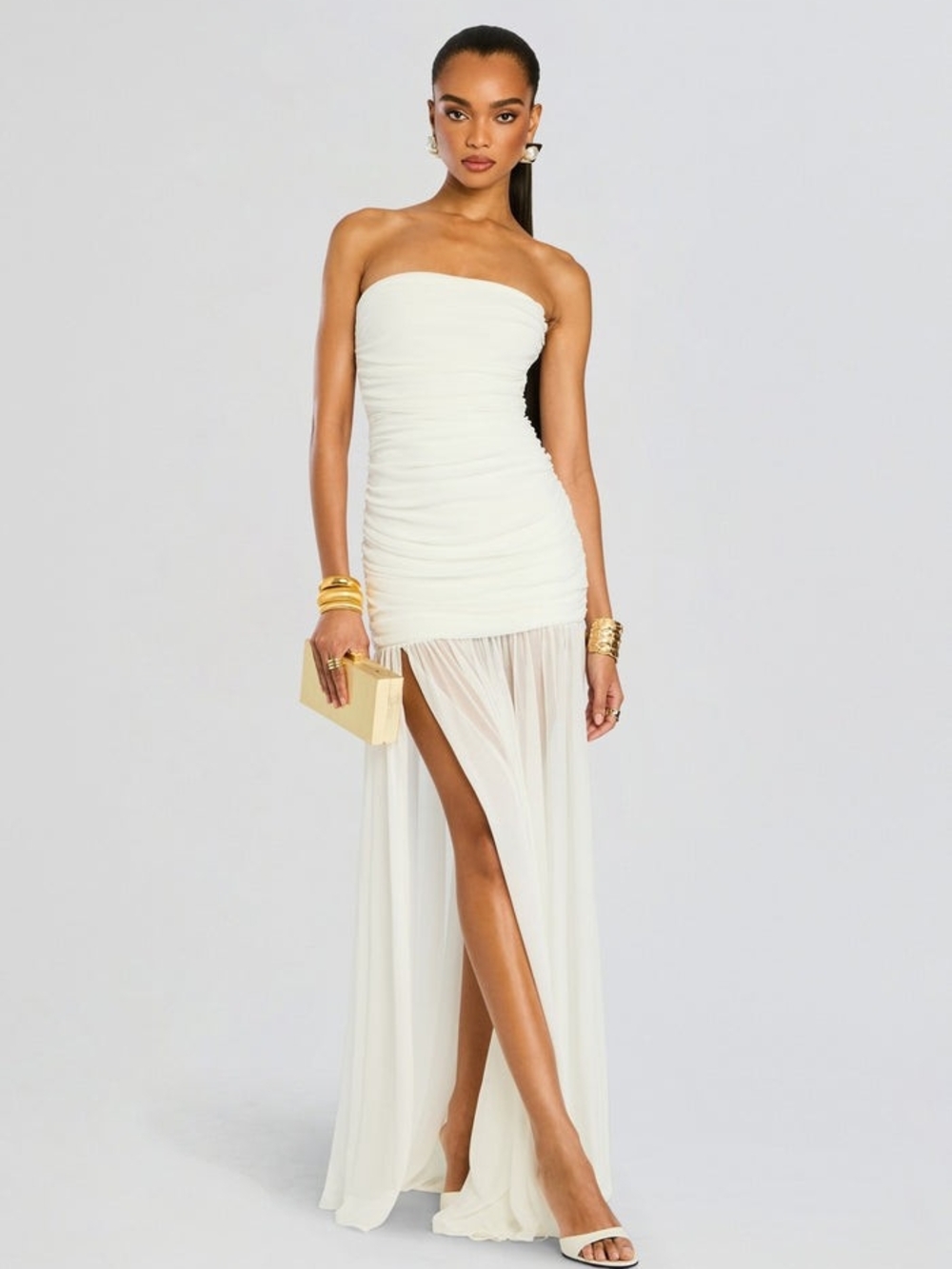Retrofête Adele Dress XXS White | Bridal Gown | Saks Fifth Avenue | Hemmed